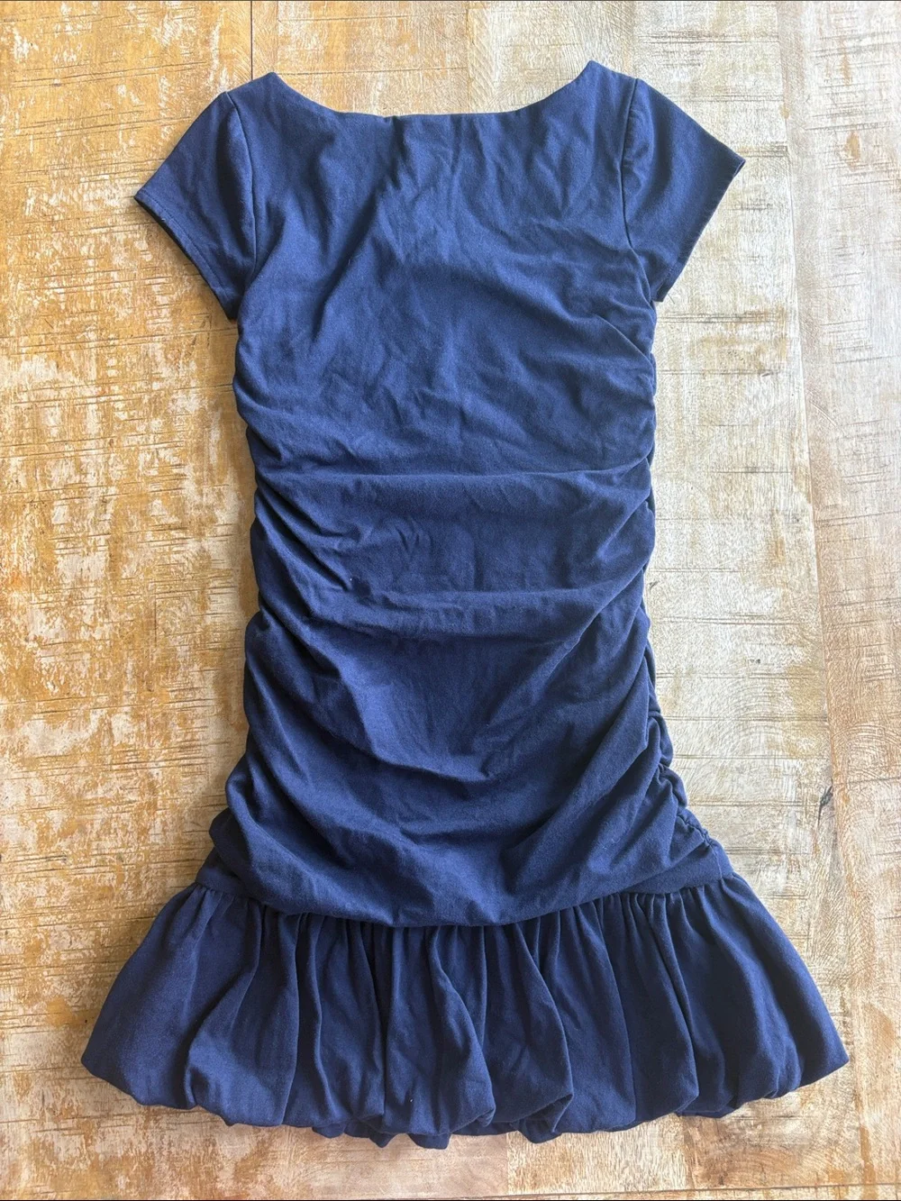 Ralph Lauren Girls Navy Ruched Dress S(7)